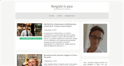 Desktop Screenshot of mangiateinpace.com